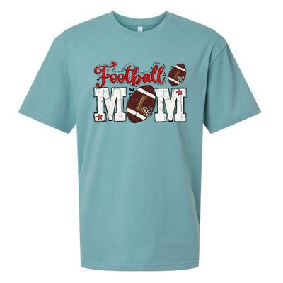 Football Mom Gift Sueded Cloud Jersey T-Shirt