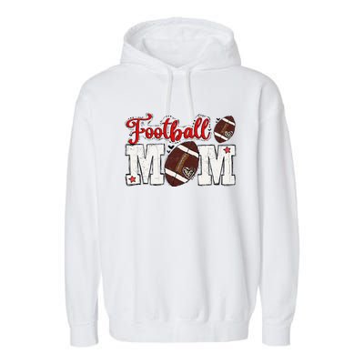 Football Mom Gift Garment-Dyed Fleece Hoodie