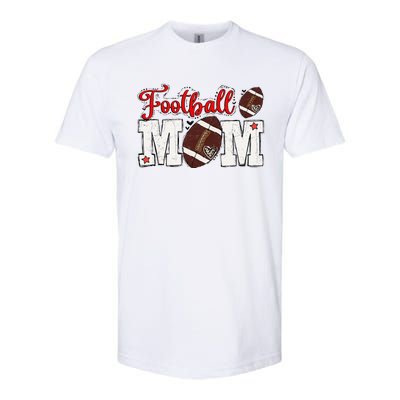 Football Mom Gift Softstyle CVC T-Shirt