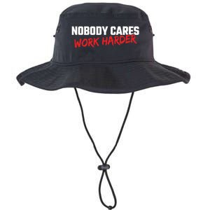 Fitness Motivation Gym Workout Nobody Cares Work Harder Gift Legacy Cool Fit Booney Bucket Hat