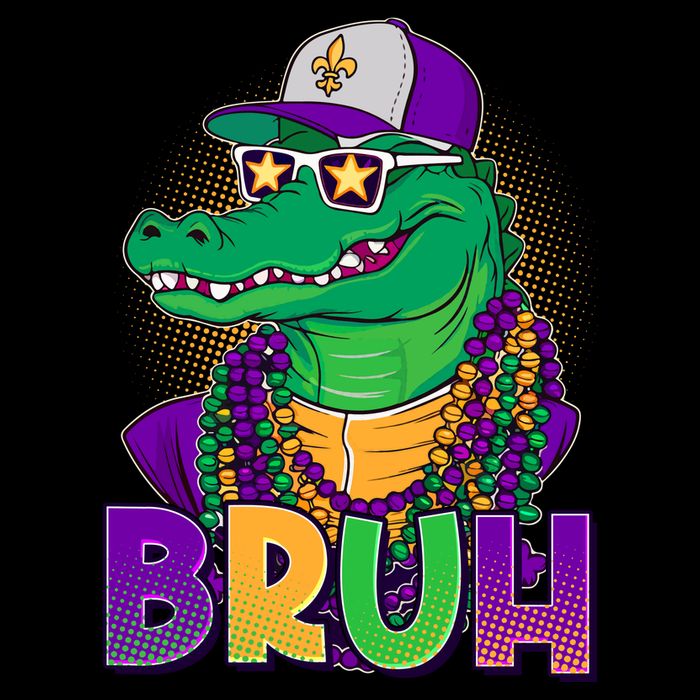 Funny Mardi Gras Bruh Alligator Mug