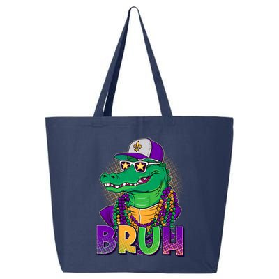 Funny Mardi Gras Bruh Alligator 25L Jumbo Tote