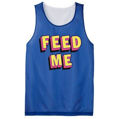 Feed Me Gift Mesh Reversible Basketball Jersey Tank