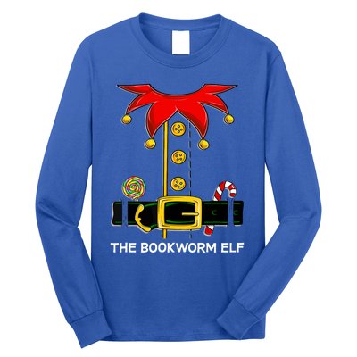 Family Matching Group The Bookworm Elf Christmas Gift Long Sleeve Shirt