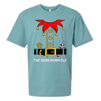 Family Matching Group The Bookworm Elf Christmas Gift Sueded Cloud Jersey T-Shirt