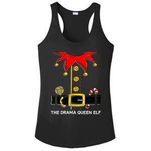 Family Matching Group The Drama Queen Elf Christmas Funny Gift Ladies PosiCharge Competitor Racerback Tank