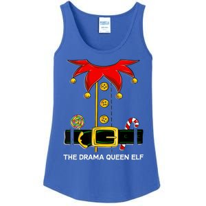 Family Matching Group The Drama Queen Elf Christmas Funny Gift Ladies Essential Tank