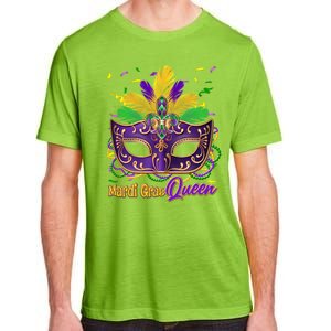 Festive Mardi Gras Queen Adult ChromaSoft Performance T-Shirt