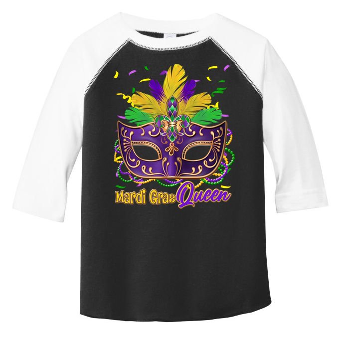 Festive Mardi Gras Queen Toddler Fine Jersey T-Shirt