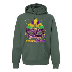 Festive Mardi Gras Queen Premium Hoodie