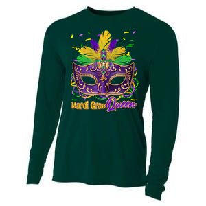 Festive Mardi Gras Queen Cooling Performance Long Sleeve Crew