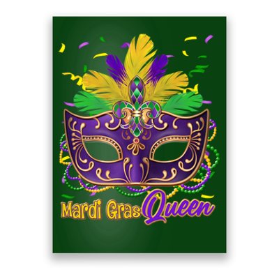 Festive Mardi Gras Queen Poster