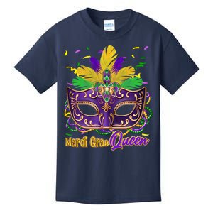 Festive Mardi Gras Queen Kids T-Shirt