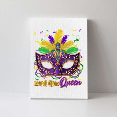 Festive Mardi Gras Queen Canvas