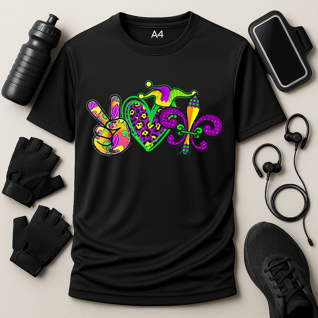 Funny Mardi Gras Women Girl Cooling Performance Crew T-Shirt