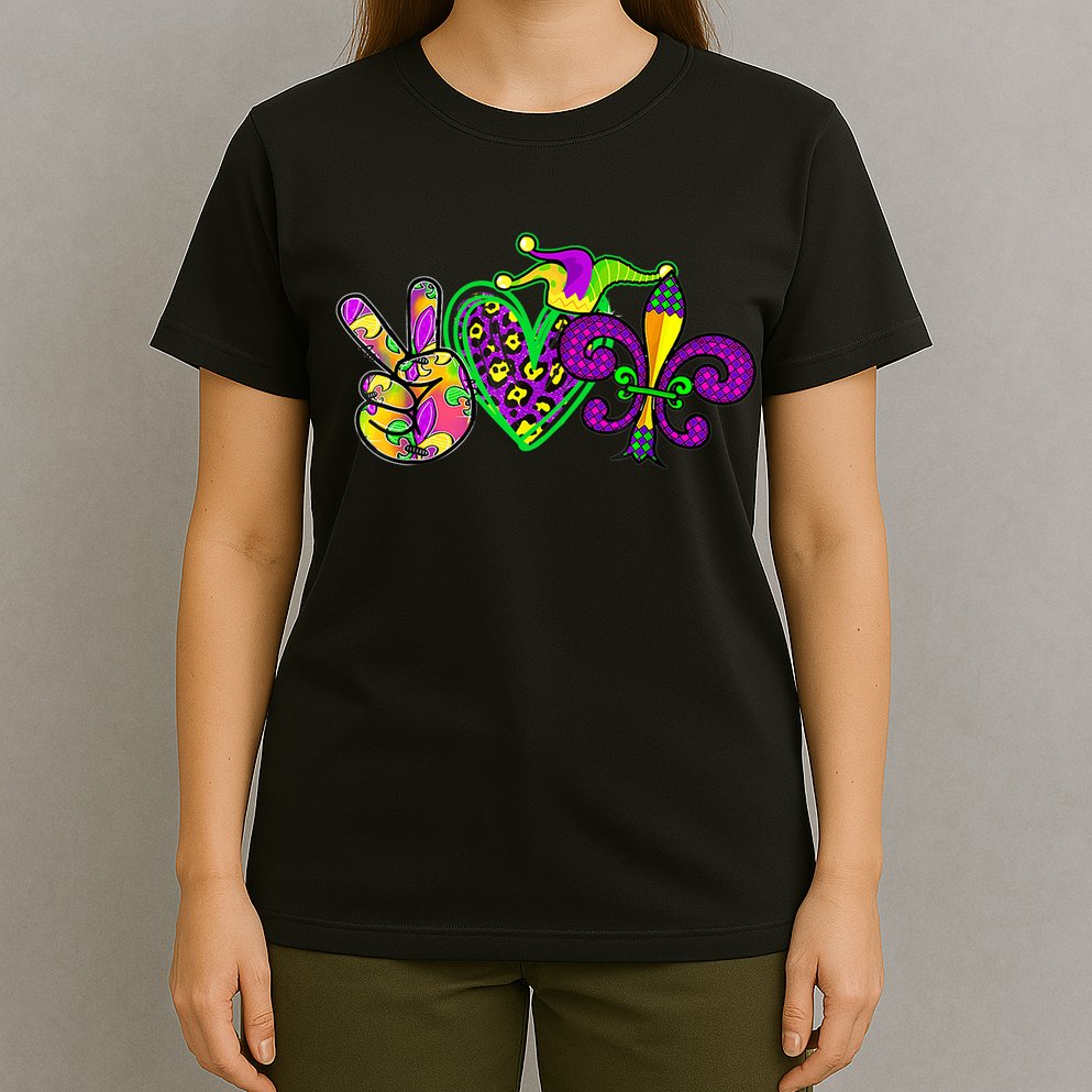 Funny Mardi Gras Women Girl T-Shirt