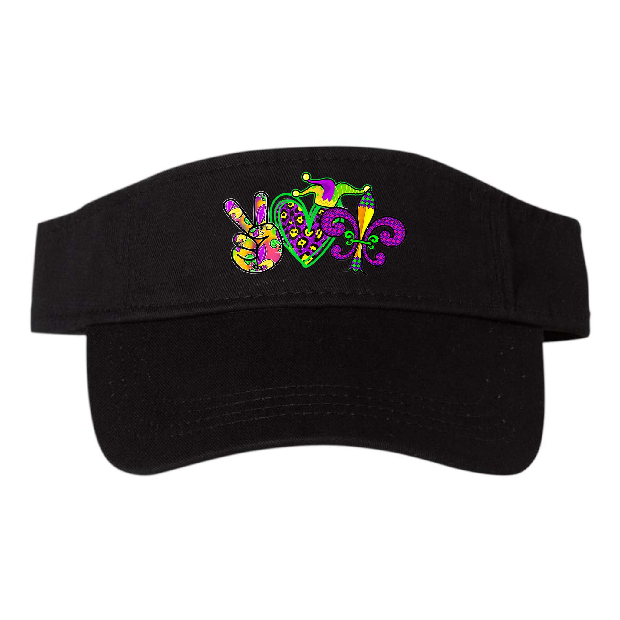 Funny Mardi Gras Women Girl Visor