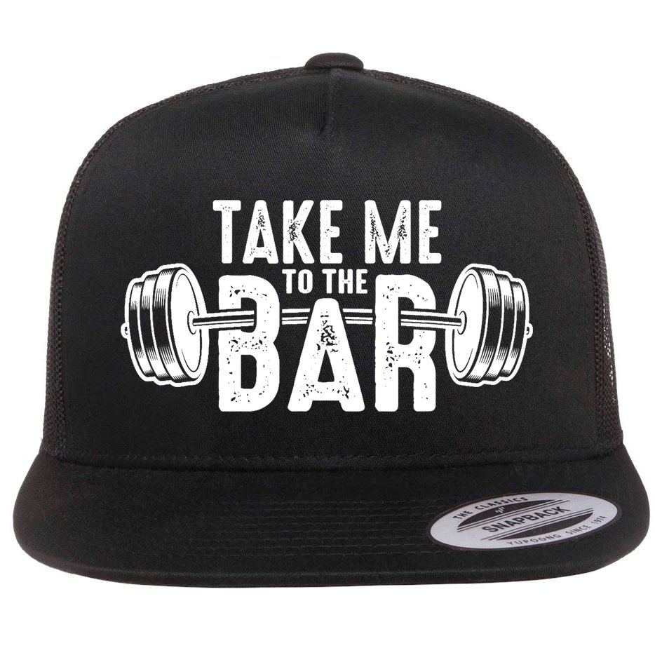 Funny Muscle Gym Fitness Weight Lifting Workout Flat Bill Trucker Hat
