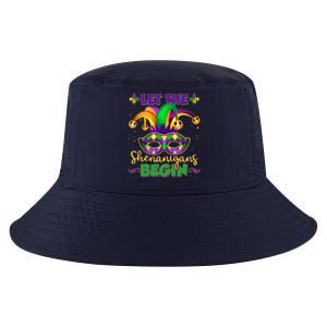 Funny Mardi Gras Let The Shenanigans Begin Jester Hat Mask Cool Comfort Performance Bucket Hat