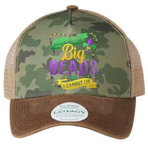 Funny Mardi Gras I Like Big Beads And Cannot Lie Great Gift Legacy Tie Dye Trucker Hat