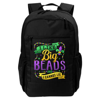 Funny Mardi Gras I Like Big Beads And Cannot Lie Great Gift Backpack