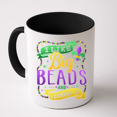 Funny Mardi Gras I Like Big Beads And Cannot Lie Great Gift Mug