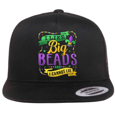 Funny Mardi Gras I Like Big Beads And Cannot Lie Great Gift Flatbill Hat