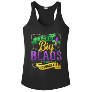 Funny Mardi Gras I Like Big Beads And Cannot Lie Great Gift Ladies PosiCharge Competitor Racerback Tank