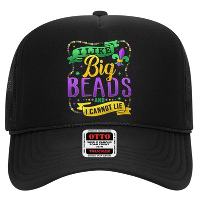 Funny Mardi Gras I Like Big Beads And Cannot Lie Great Gift Trucker Hat