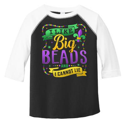 Funny Mardi Gras I Like Big Beads And Cannot Lie Great Gift Toddler Fine Jersey T-Shirt
