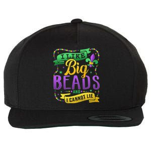 Funny Mardi Gras I Like Big Beads And Cannot Lie Great Gift Wool Snapback Cap