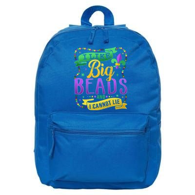 Funny Mardi Gras I Like Big Beads And Cannot Lie Great Gift 16 in Basic Backpack