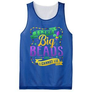 Funny Mardi Gras I Like Big Beads And Cannot Lie Great Gift Mesh Reversible Basketball Jersey Tank