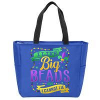 Funny Mardi Gras I Like Big Beads And Cannot Lie Great Gift Zip Tote Bag