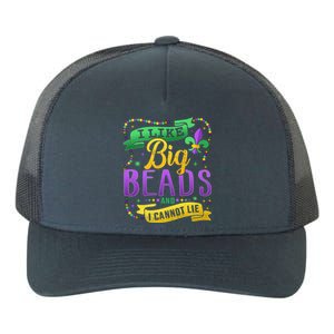 Funny Mardi Gras I Like Big Beads And Cannot Lie Great Gift Yupoong Adult 5-Panel Trucker Hat