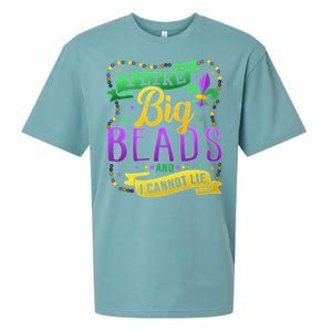 Funny Mardi Gras I Like Big Beads And Cannot Lie Great Gift Sueded Cloud Jersey T-Shirt