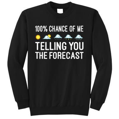 Funny Meteorology Gift Weather Enthusiasts Cool Weatherman Sweatshirt