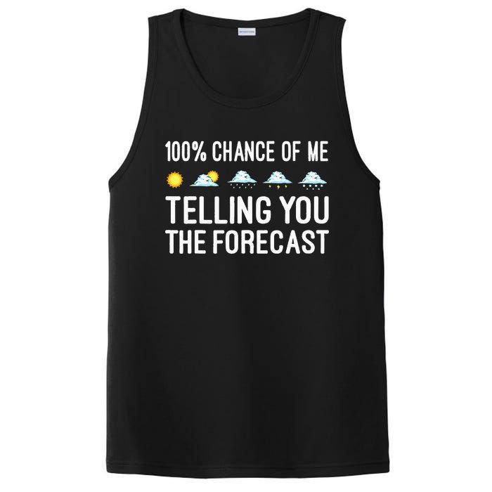 Funny Meteorology Gift Weather Enthusiasts Cool Weatherman PosiCharge Competitor Tank