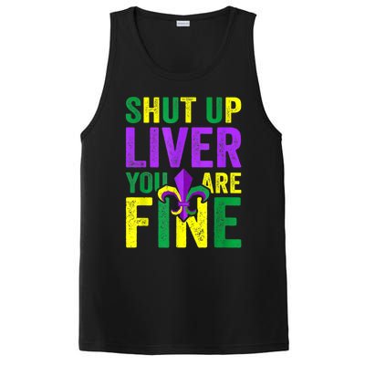 Funny Mardi Gras Parade Outfit Shut Up Liver Youre Fine Gift PosiCharge Competitor Tank