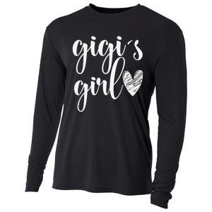 Funny Matching Gigi for Grandma Whit Mother's Day Cooling Performance Long Sleeve Crew