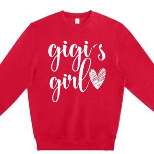 Funny Matching Gigi for Grandma Whit Mother's Day Premium Crewneck Sweatshirt