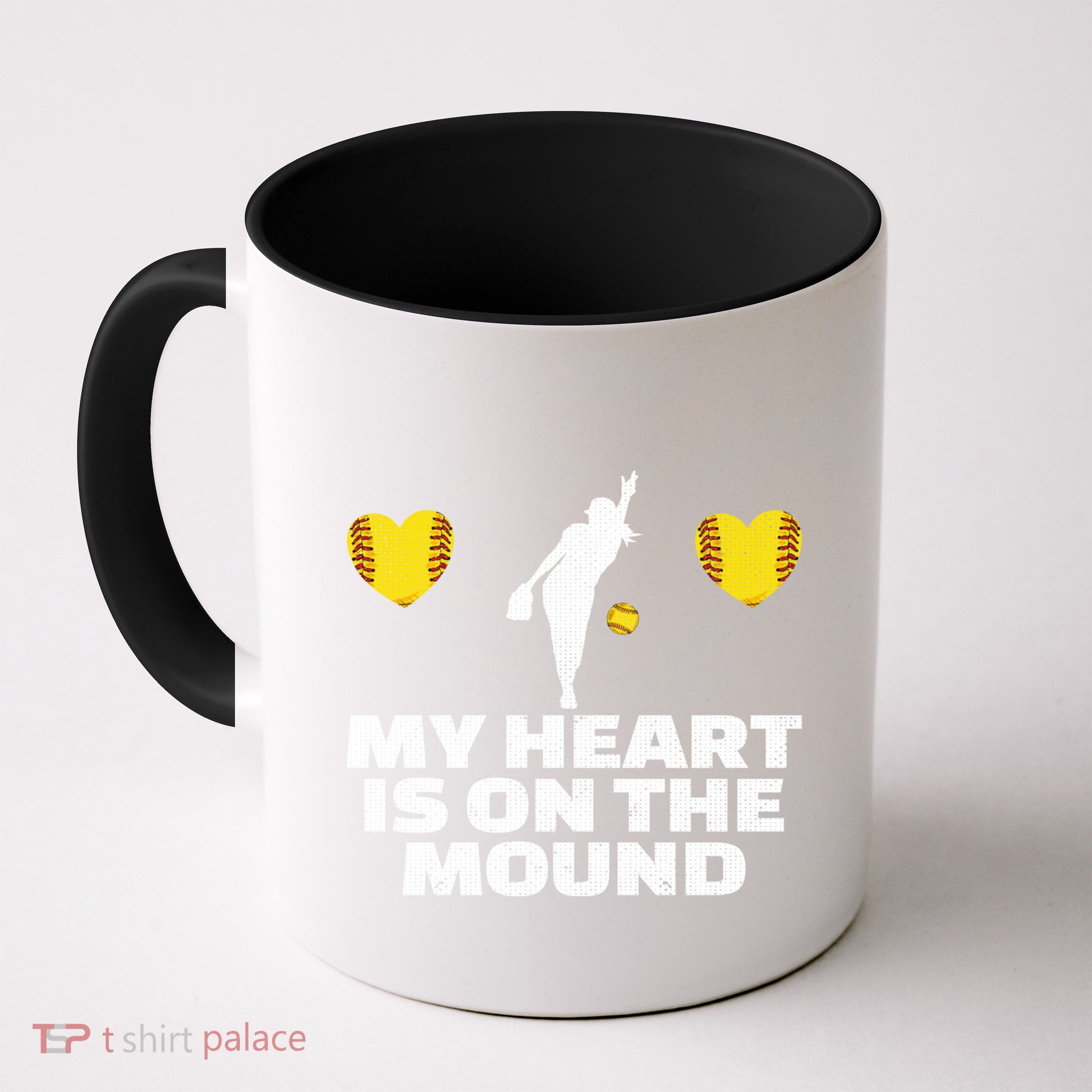 Fastpitch Mom Grandma Funny Softball Pitcher Gift Mug