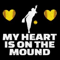 Fastpitch Mom Grandma Funny Softball Pitcher Gift Drawstring Bag