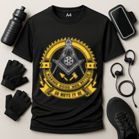 Freemason Making Good Better Mason So Mote It Be Masonic Performance Shirt