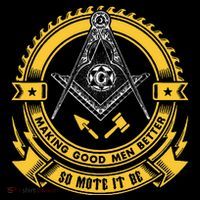 Freemason Making Good Better Mason So Mote It Be Masonic Button