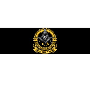 Freemason Making Good Better Mason So Mote It Be Masonic Bumper Sticker