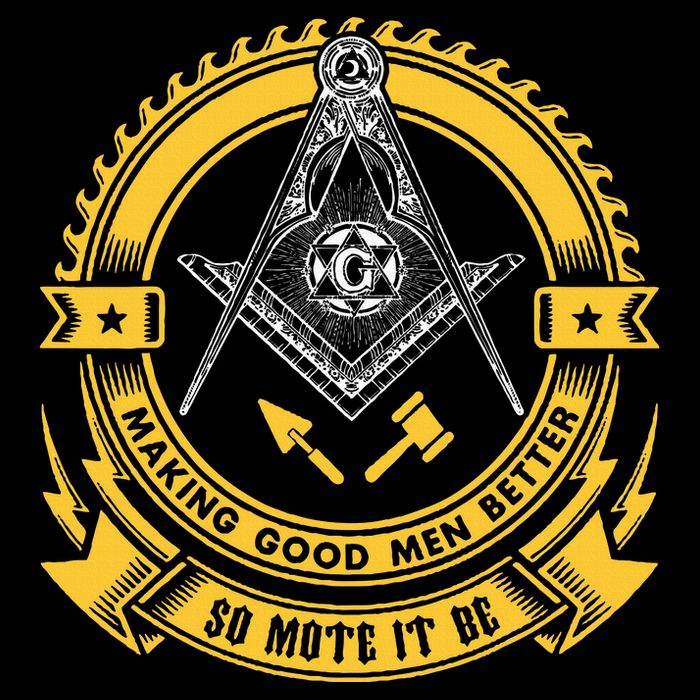 Freemason Making Good Better Mason So Mote It Be Masonic 7-Panel Snapback Hat