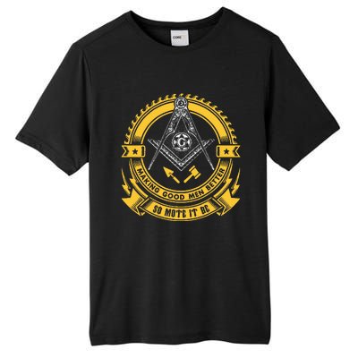 Freemason Making Good Better Mason So Mote It Be Masonic Tall Fusion ChromaSoft Performance T-Shirt