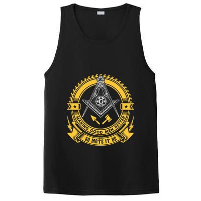 Freemason Making Good Better Mason So Mote It Be Masonic PosiCharge Competitor Tank