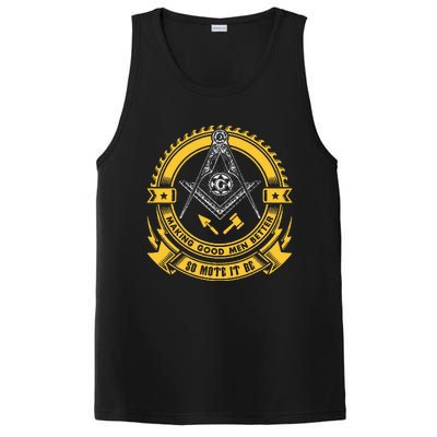 Freemason Making Good Better Mason So Mote It Be Masonic PosiCharge Competitor Tank